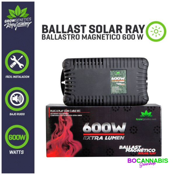 Ballastro magnetico 600w GrowGenetics