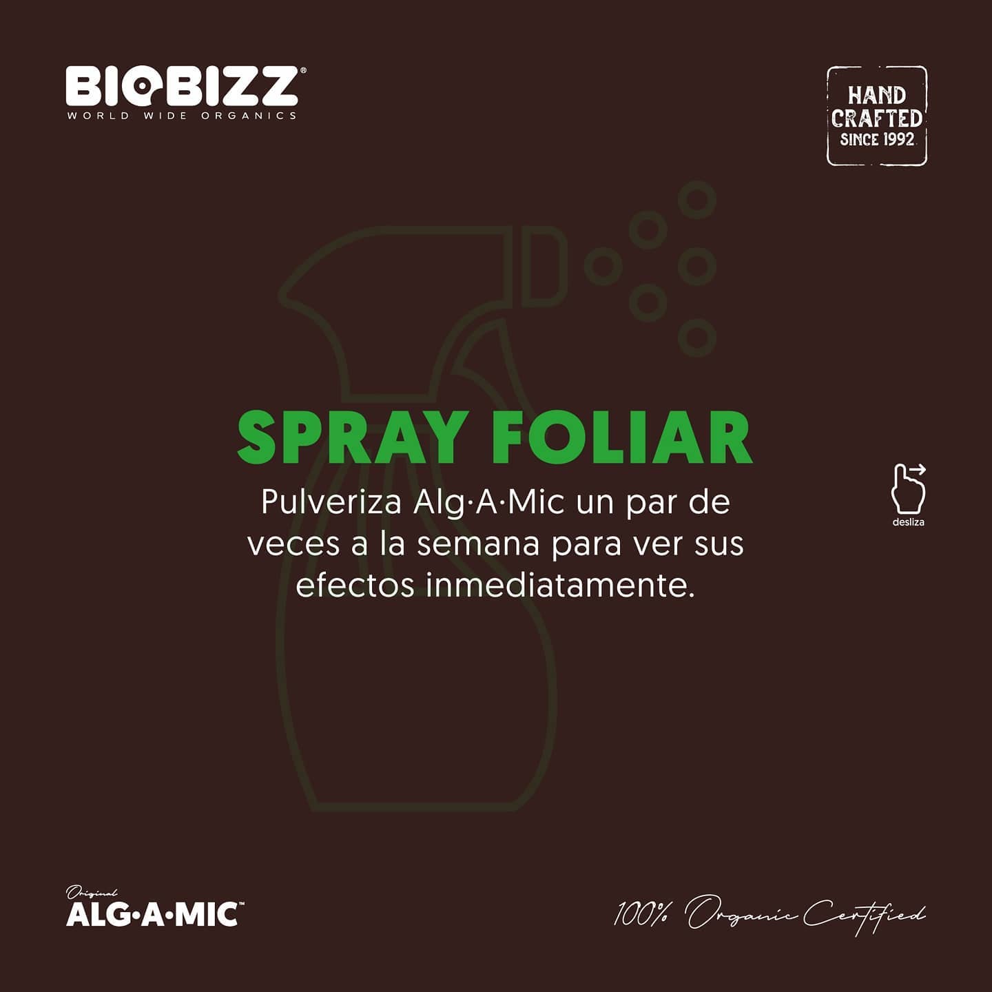 Engrais Revitalisant Biobizz Alga Mic 500 Ml - Extrait D'algues Marines Biostimulant Pour Plantes, 100% Organique