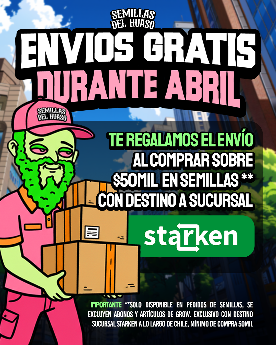 envíos gratis starken