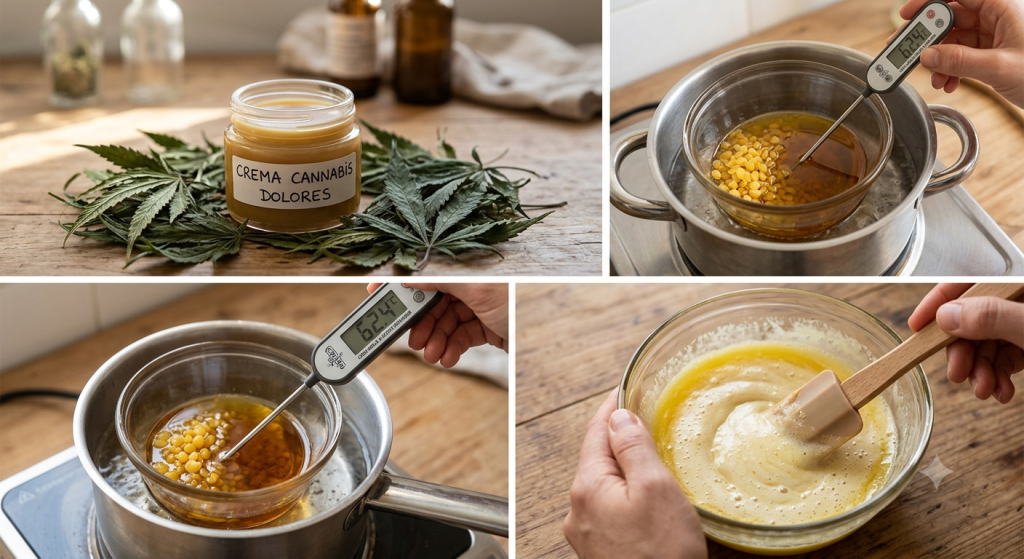 Crema de cannabis para dolores