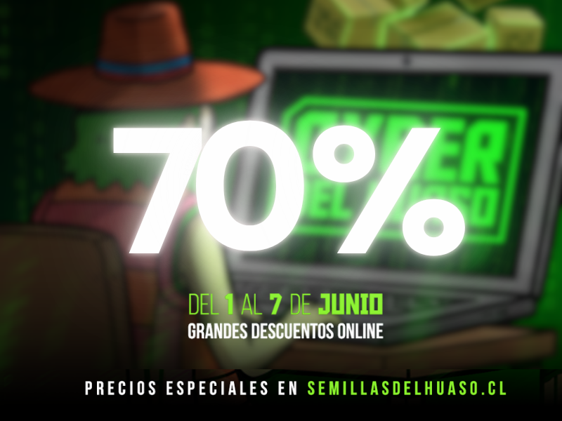 Cyberday Semillas del huaso 70%