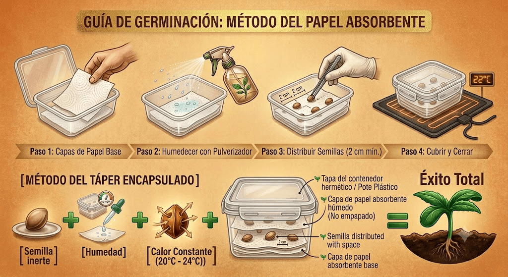 como germinar semillas en invierno