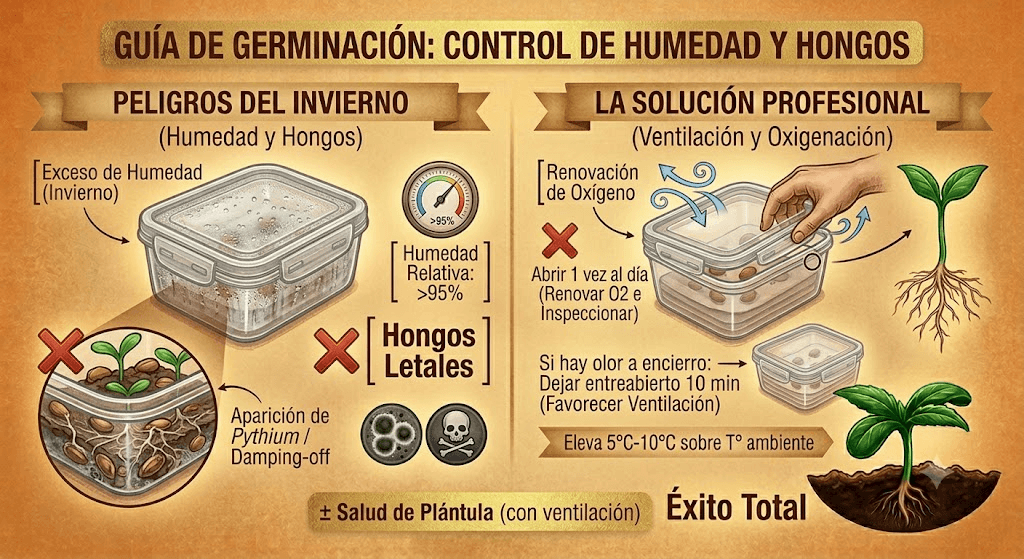 como germinar semillas en invierno