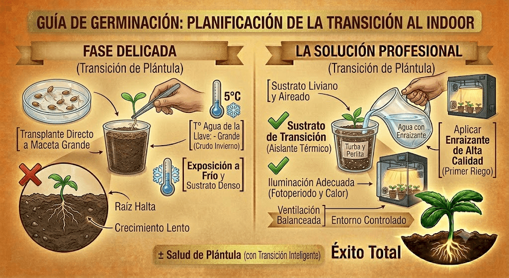 como germinar semillas en invierno